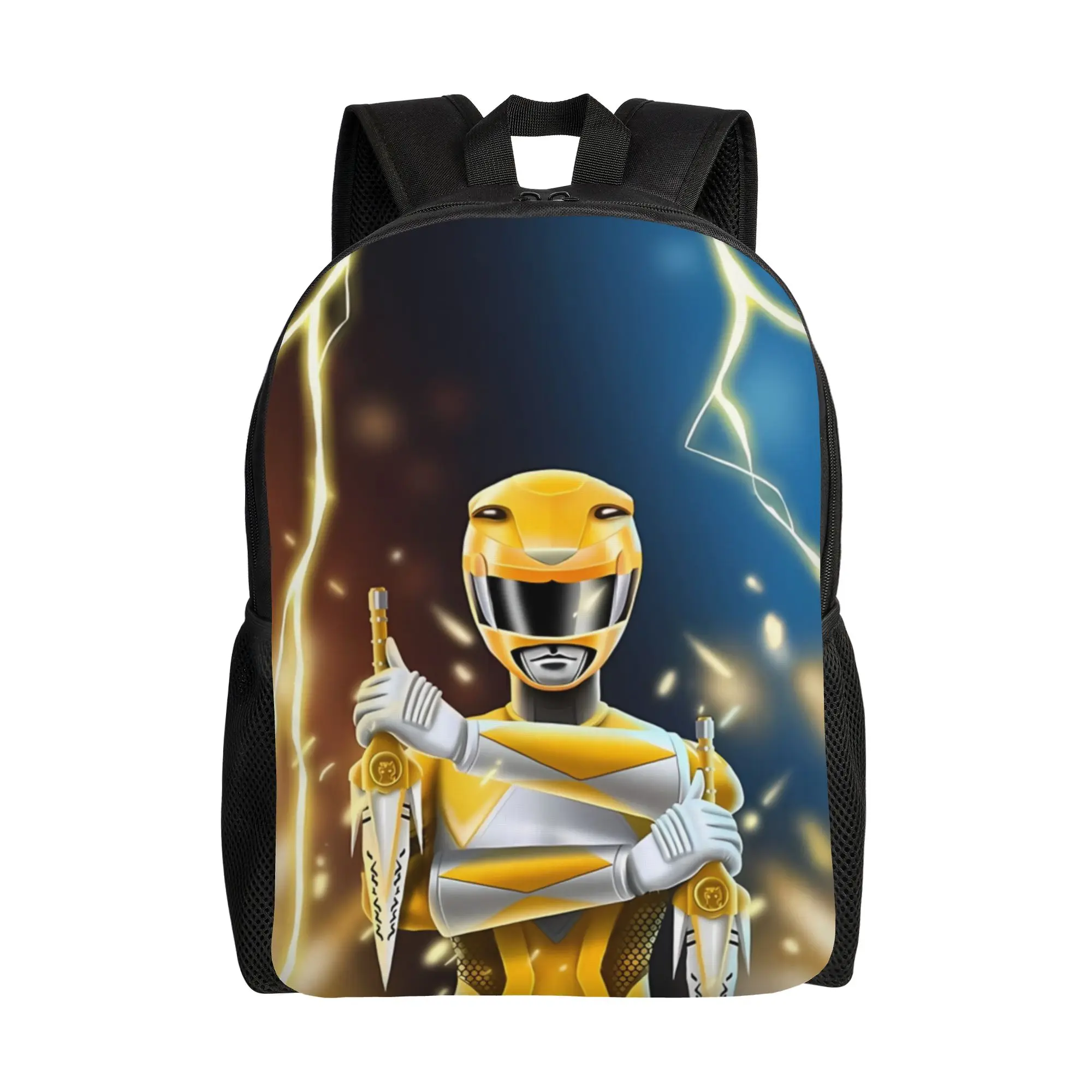 Super Sentai Laptop Bag Back to school season Yellow Warrior  Personalised Backpack