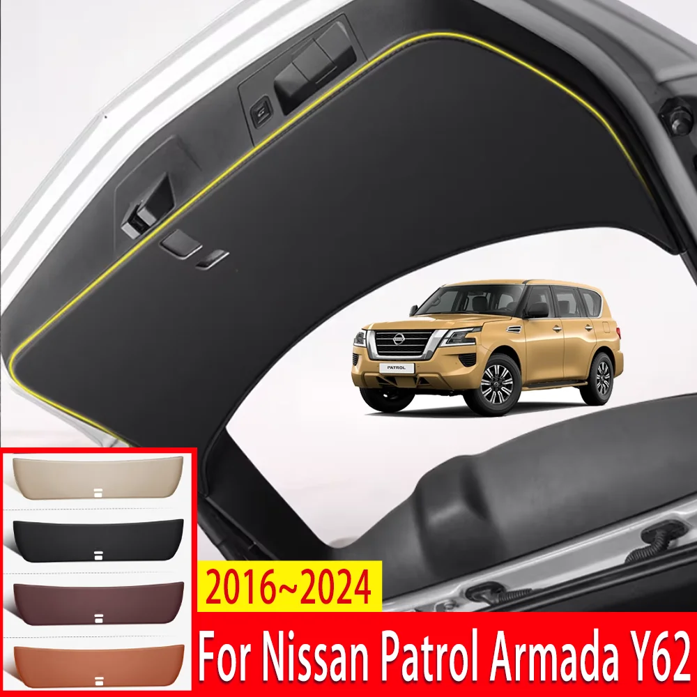 

Защитный коврик для багажника Nissan Patrol Armada Y62 2016-2024 (2020 MK6), водонепроницаемый, грязезащитный, для задней двери