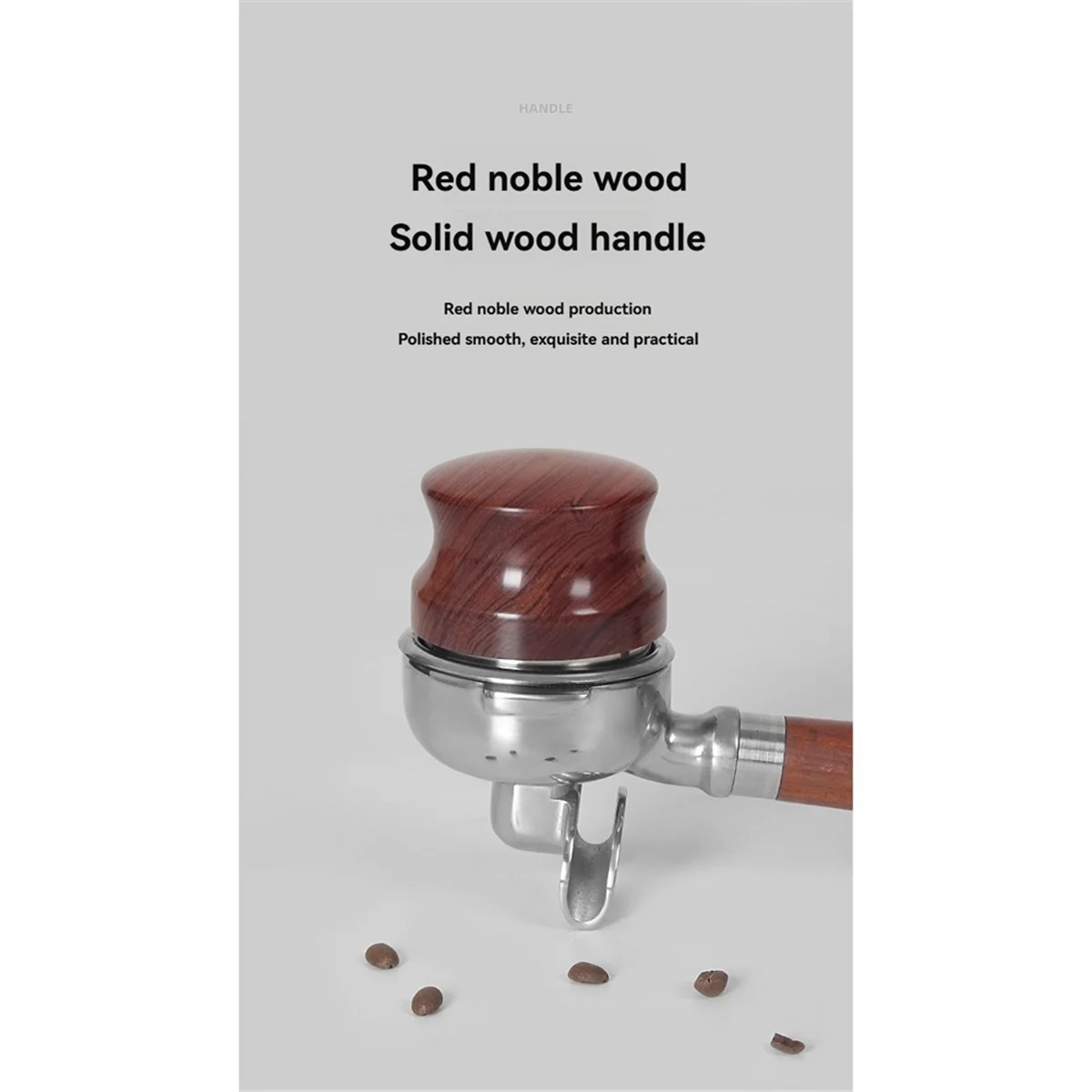 Distribuidor de café, herramienta de distribución de Espresso, nivelador de café, martillo de café en polvo para café, oficina, profundidad ajustable