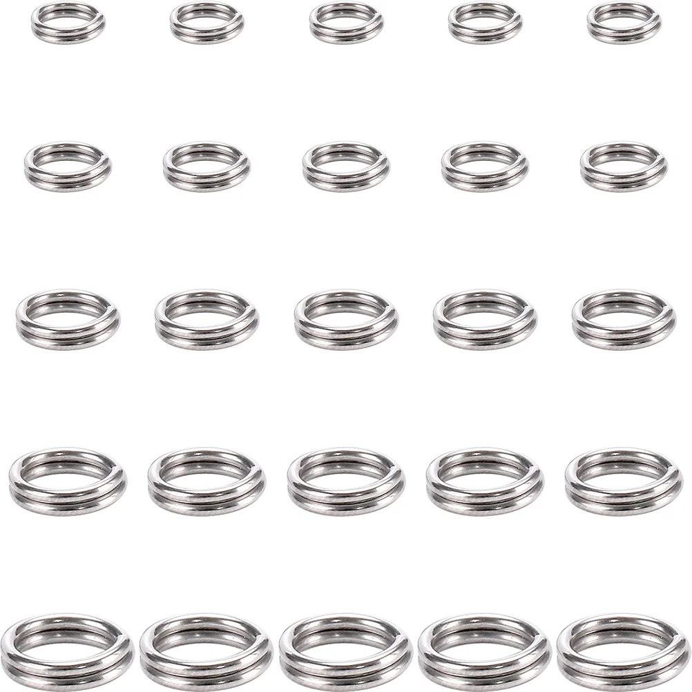 

500 Pcs Bracelet Fishing Tool Accessories The Ring Sizer Stainless Steel Jump Rings for Jewelry Making