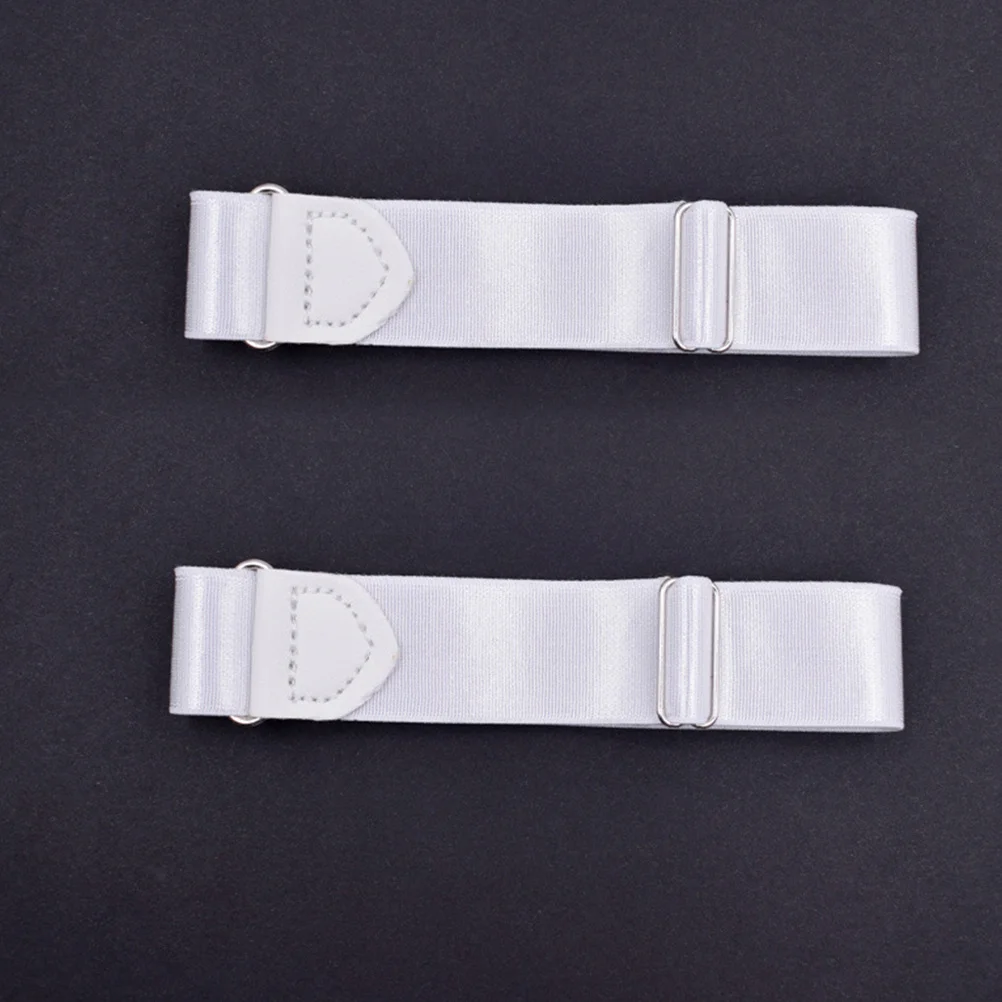 2 pares de ligas de brazo de manga de camisa antideslizantes ajustables soportes de manga elástica para hombres y mujeres bandas de brazo ligeras y cómodas