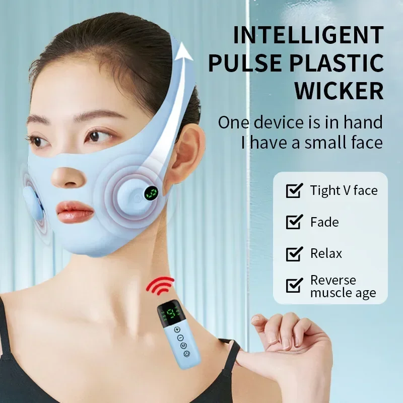 NEW Electric V Face Facial Massager Facial Contouring Beauty Device EMS Microcurrent Skin Lifting Slimming Chin Shaping Massager