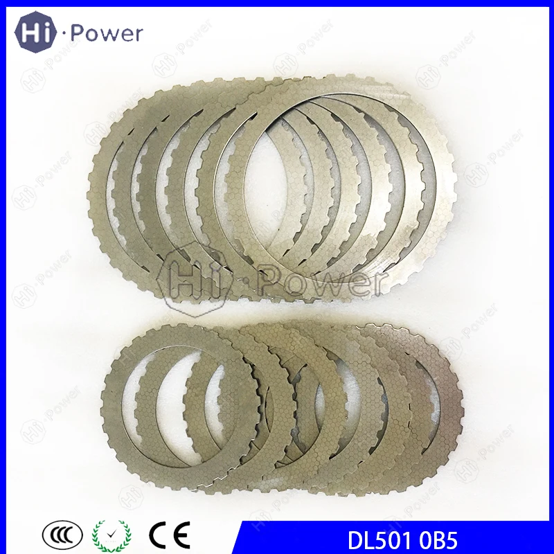 

DL501 0B5 Auto Transmission Clutch Steel Plate Disc Kit 12PCS For Audi A4 A5 A6 A7 Car Gearbox Automatic Part kit