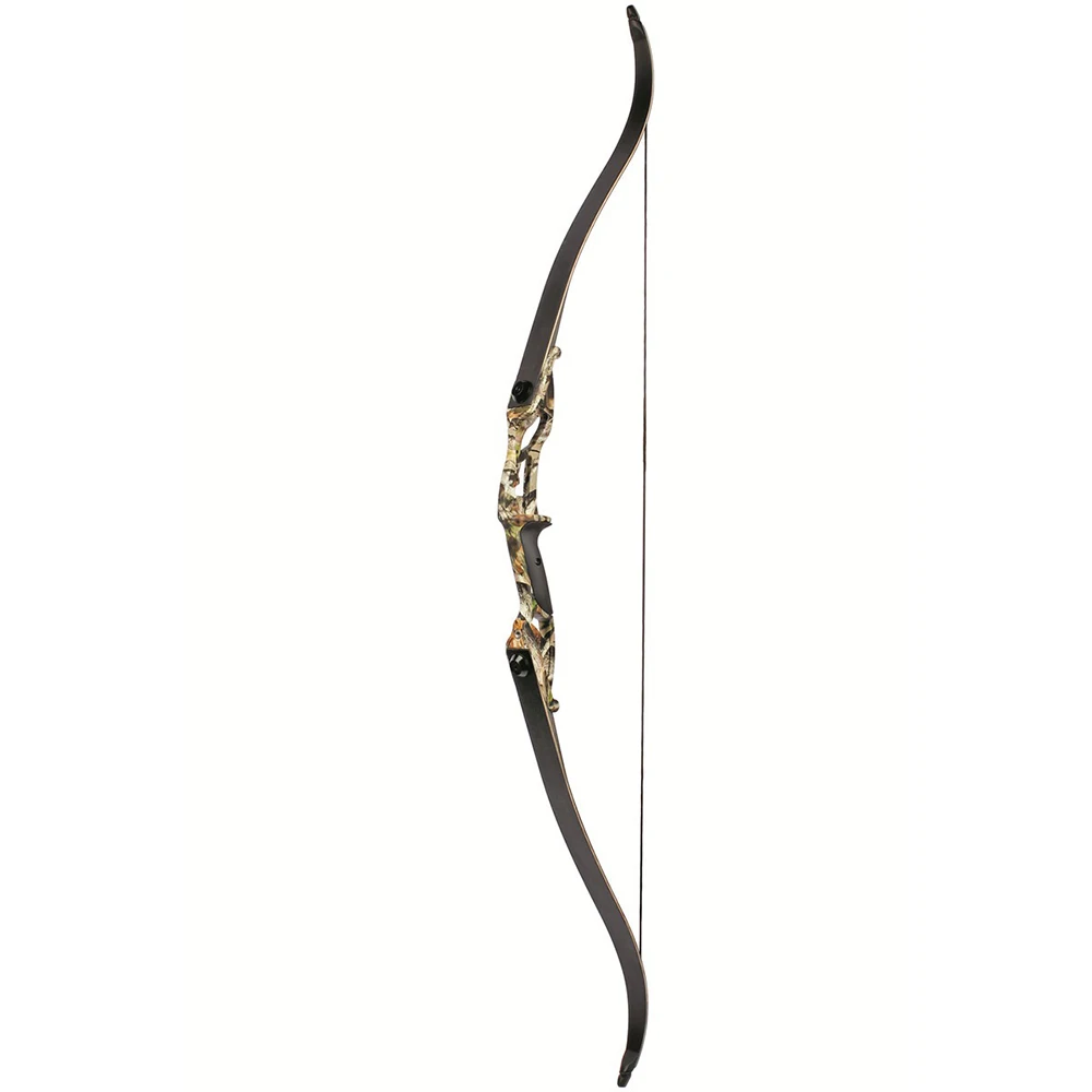 Hunting Archery Bow F179 56 Inches 30 - 50 Lbs Alloy FPS 170-190 Recurve bow Black / Camo / Purple For Crossbow for shooting