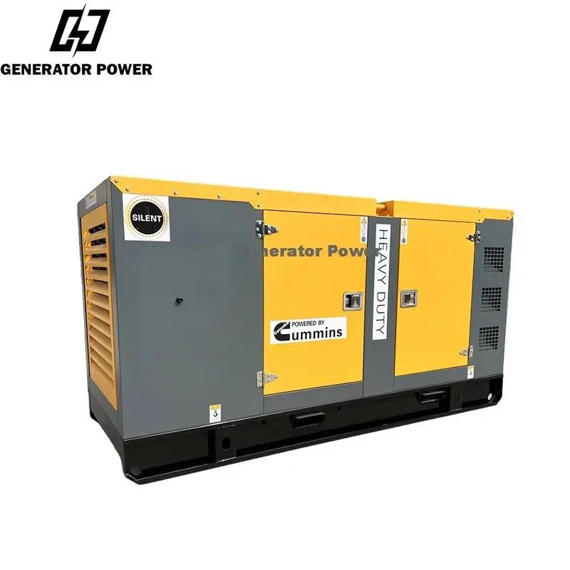 AC Three-Phase Silent Electric Generator 20Kw-80Kw Trailer Type Auto Start Remote Start 480v Rated Voltage 60Hz