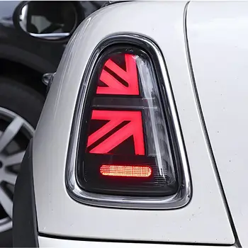 適用於 Mini Cooper F56 F57 2014-2023 英國風格 LED 尾燈總成,附英國國旗流水方向燈,後燈升級配件 8 最佳銷售 迷你R56尾燈 - №4