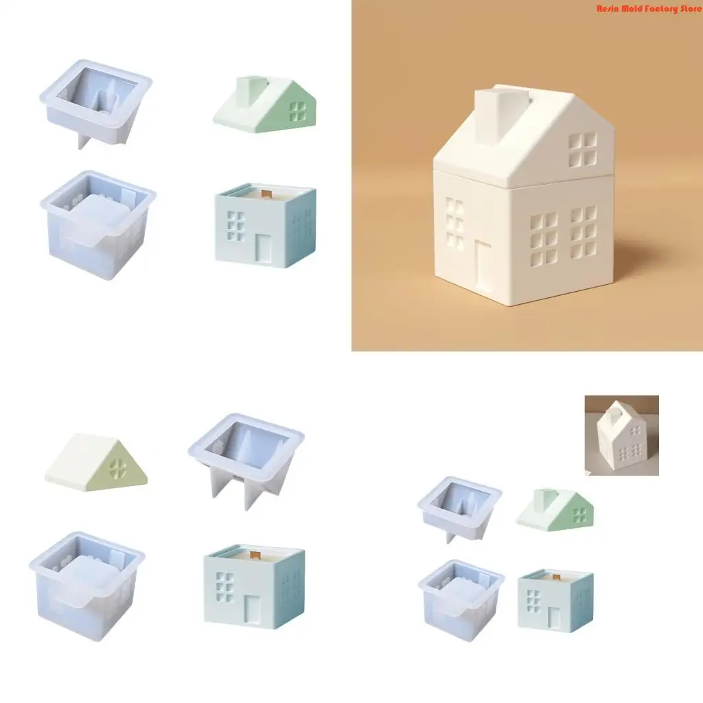 

MXME Versatile Silicone Mold Home Decors Supplies For Candle Making Resin Crafts DIY European Pastoral Jewelry Tools