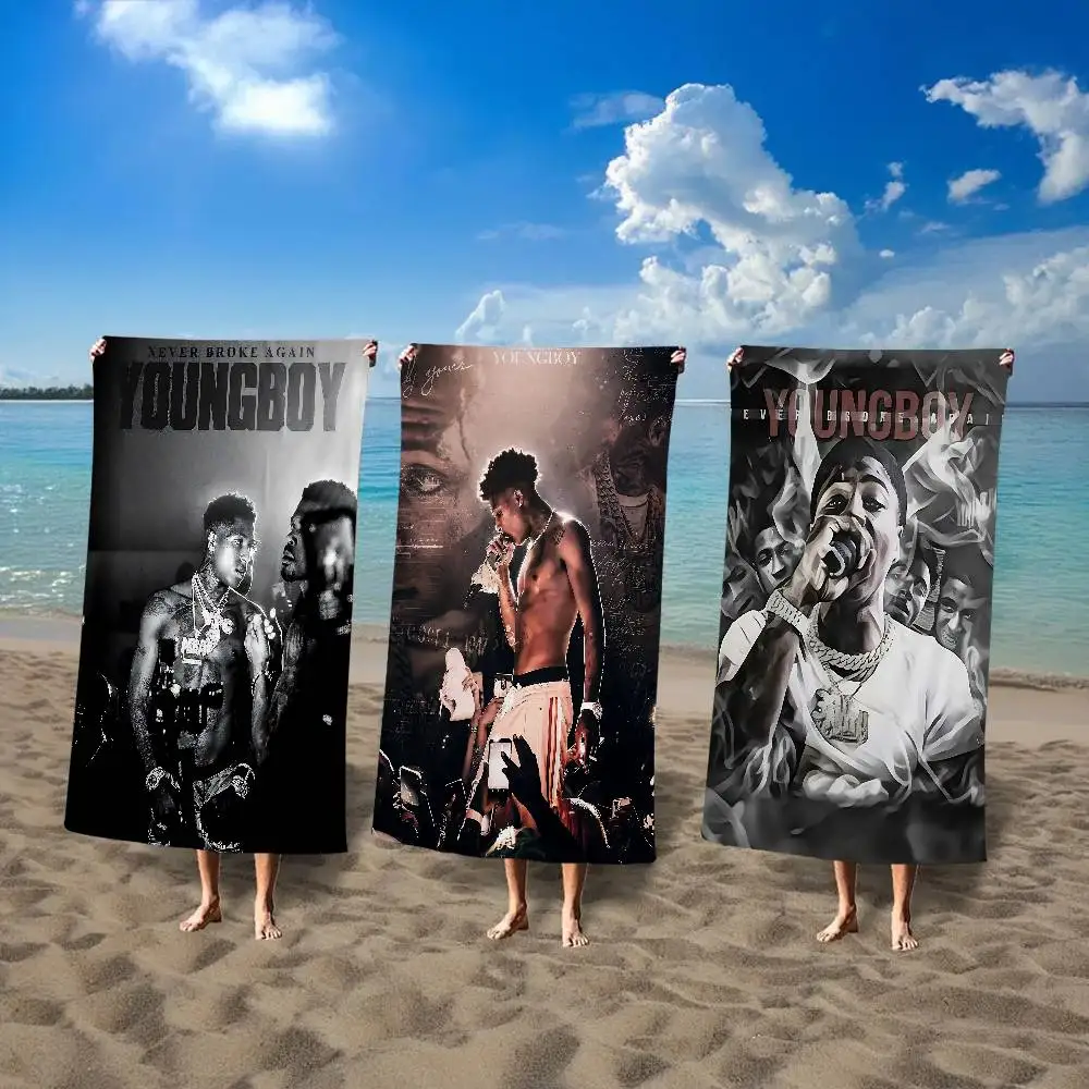 

Пляжное полотенце Singer YoungBoy Never Broke Again из микрофибры, быстросохнущее, с принтом, очень впитывающее, увеличенного размера