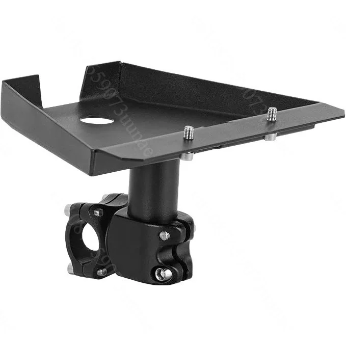 Metal Wall Roof Mount Bracket Kit, Straight & Bent Pipe Set with Metal Base for Outdoor Installation