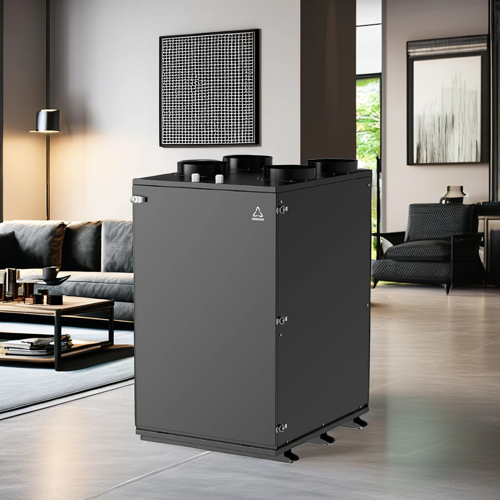 الكل في واحد مضخة الحرارة ERV التدفئة/التبريد/إزالة الترطيب واي فاي التحكم قابل للغسل سداسية الأساسية