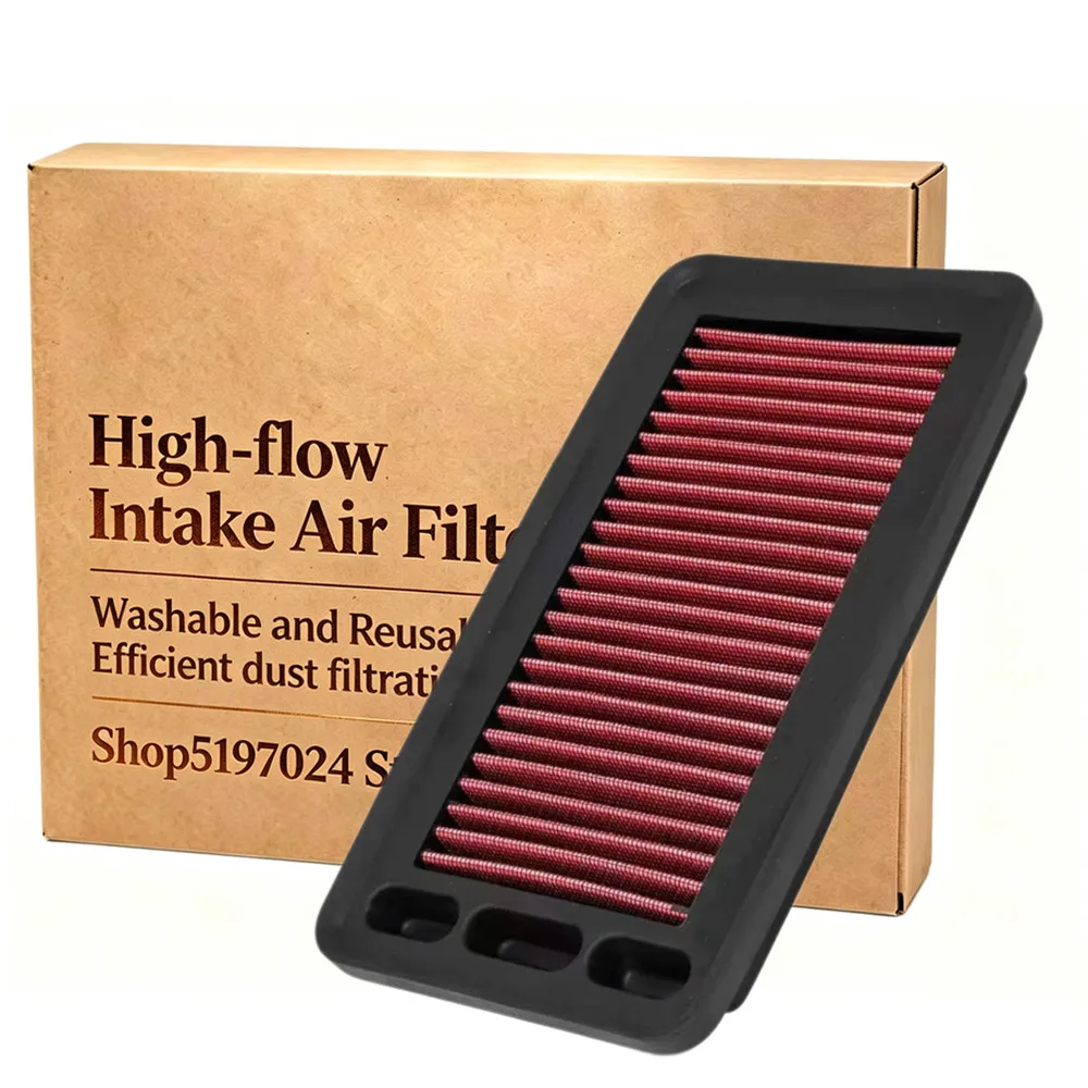 High Flow Sport Air Intake Filter For 2014-2022 HONDA Civic Civic SI CRV Washable Reusable Replacemet Air Filters OE 172205AAA00