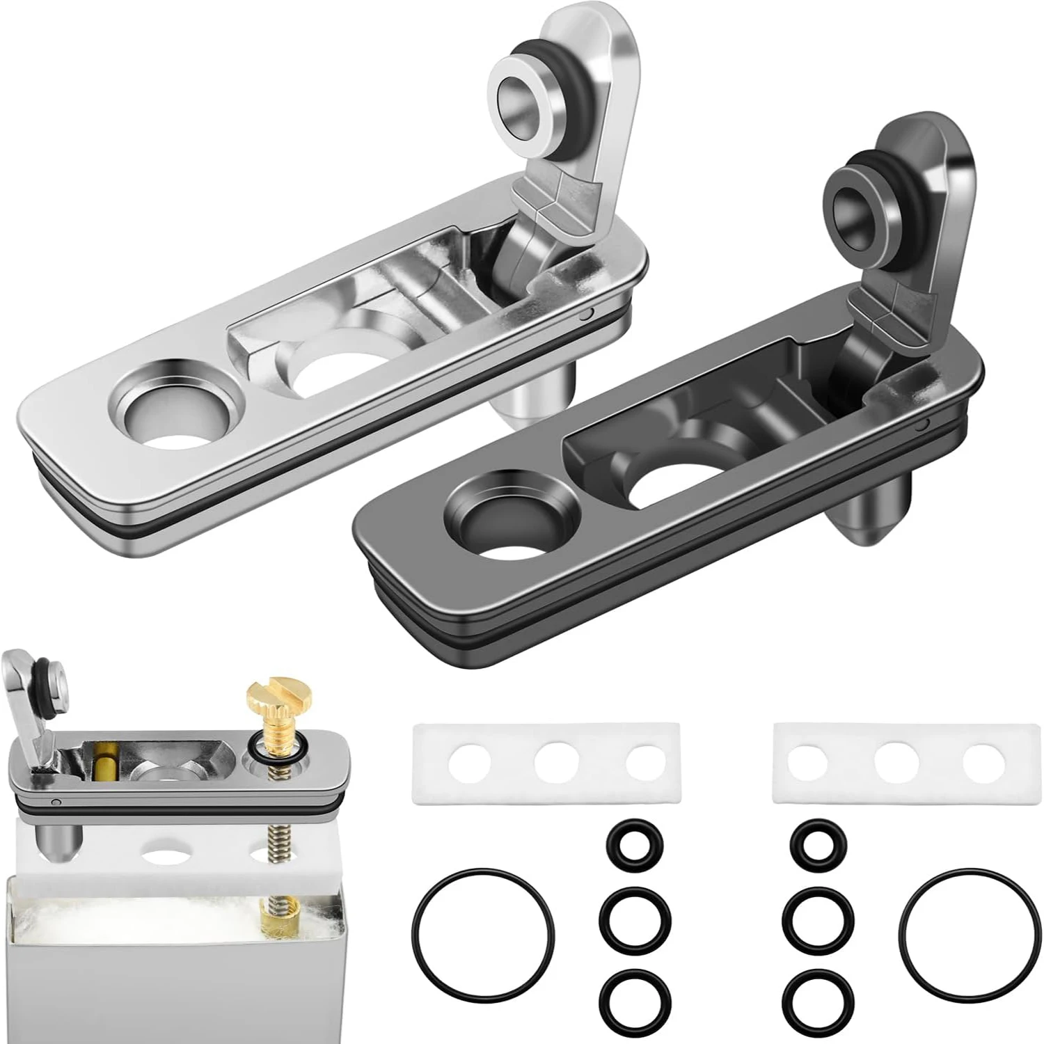 Alloy Sealed Bottom Fuel Tank Sealing Base Gasket For Zippo Lighter Leakproof Oil Saving Liner Sealing Anti Volatile Accessories