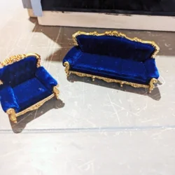 25 Miniature Sofa Set Dollhouse Furniture Mini Pillow Couch Chair Toy for Interior Decoration Modeling Craft Ornament