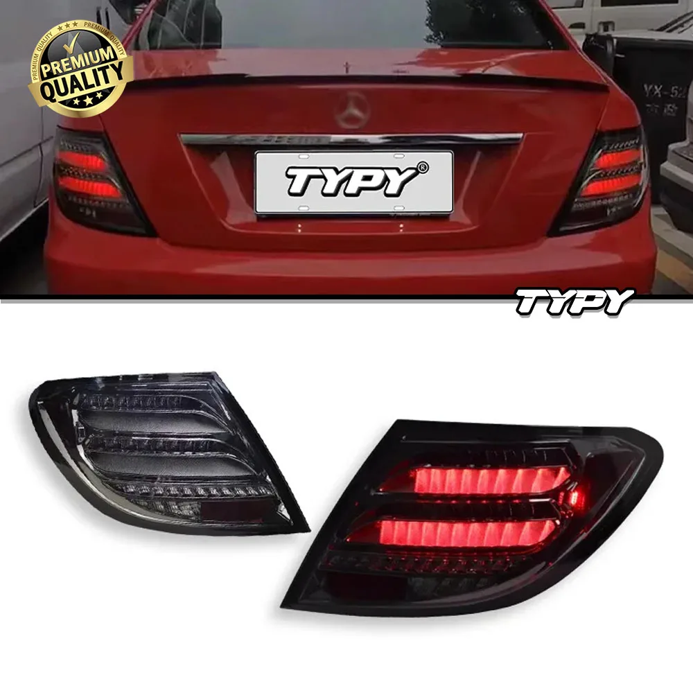 

TYPY Car Lights For Benz C-Class W204 2007-2014 Taillight Upgrade Modified to New DRL Dynamic Turn Signal LED Taillight Auto