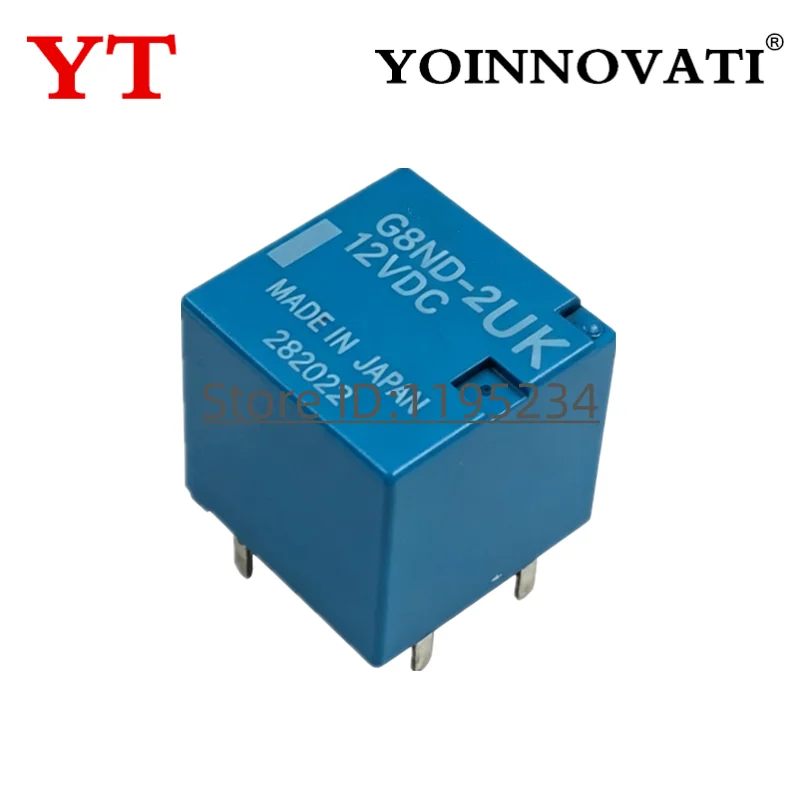 5PCS G8ND-2UK G8ND-2UK-12VDC Automotive Module Electronic Central Control DC Electromagnetic Power Relay