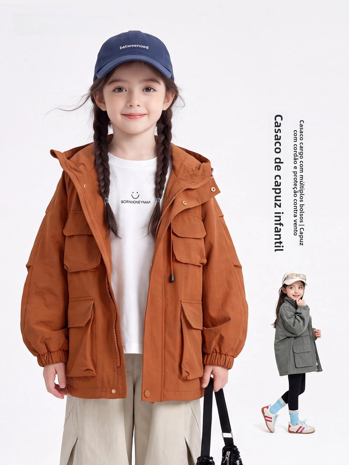 veste-decontractee-d'automne-pour-filles-parka-pour-enfants-avec-fermeture-eclair-manches-longues-capuche-coupe-ample-design-tendance-a-plusieurs-poches