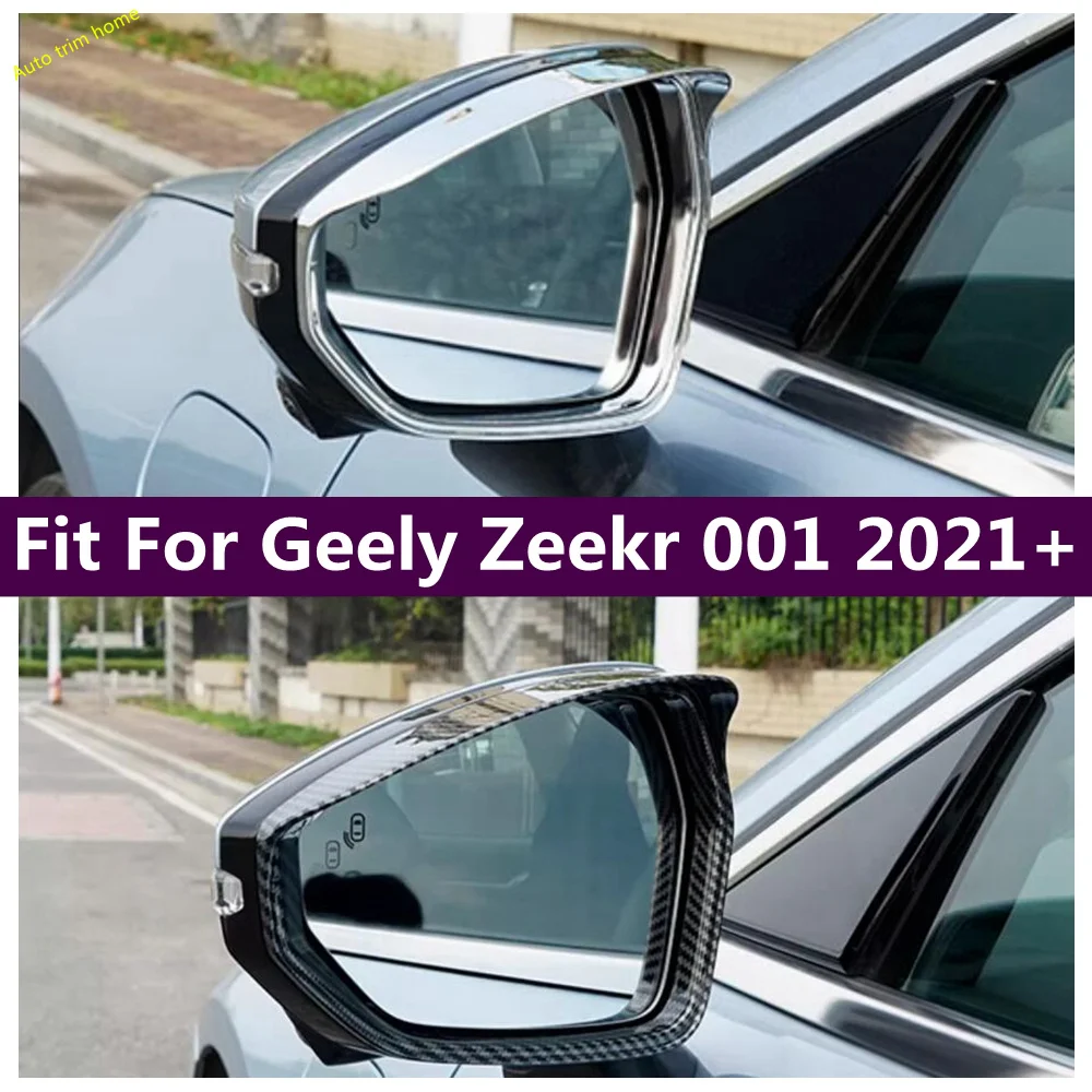 

Rearview Mirror Block Rain Eyebrow Cover Trim Exteriors Decoration Fit For Geely Zeekr 001 2021 - 2023 Car Styling Sticker