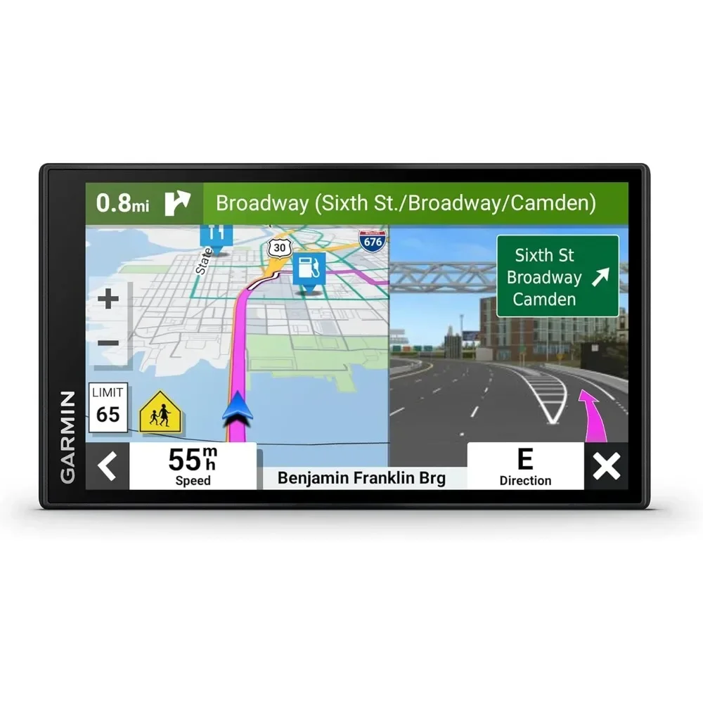 Christmas.home.DriveSmart 66, 6-inch Car GPS Navigator with Bright, Crisp High-resolution Maps and Garmin Voice Assist