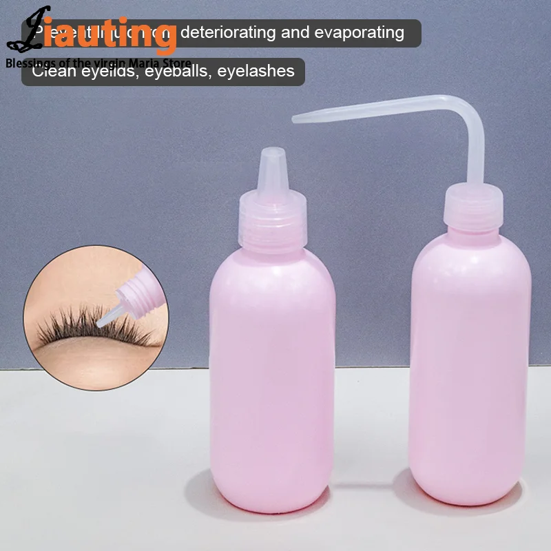 

250 ML Eyelash Cleaning Washing Bottle Eyebrow Remover Skin Care Graft Lash Cleanser Bottle Eyelash Extension Makeup Tools