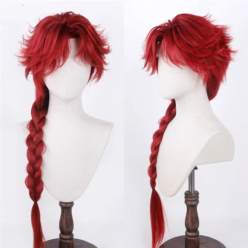 Solo in stile Link Click Vein Parrucca Cosplay Costume Rosso Cos Parrucche Fan Prop Anime Halloween Gioco di ruolo Set