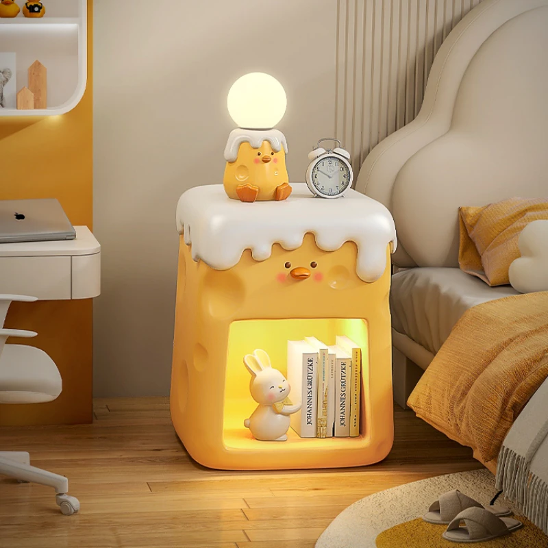 Mesita de noche pequeña de lujo para niños, mueble de almacenamiento nórdico moderno, armario archivador, RR50CN