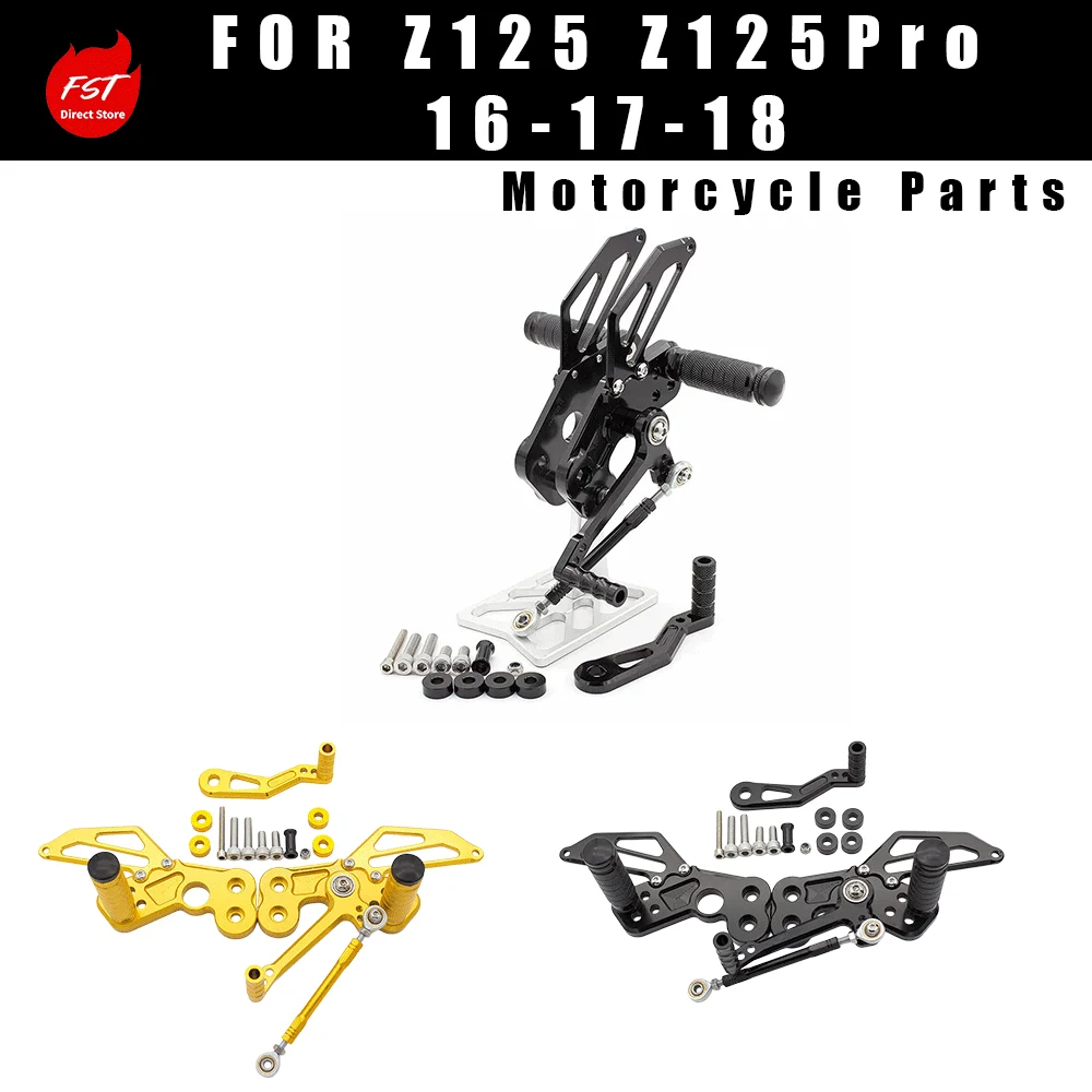Raised Footpeg Assembly & Shift Lever Bracket Modification Fit  Z125 / Z125Pro 2016-2018