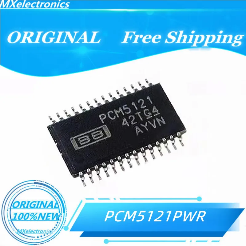 

5-50PCS/LOT NEW100% PCM5121 PCM5121PWR TSSOP-28 Audio D/A Converter IC