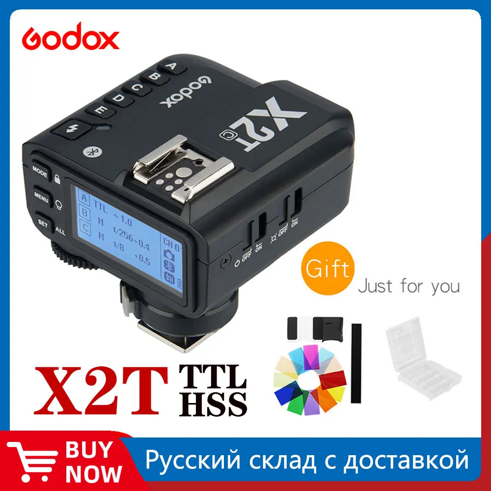 Godox X2T-N X2T-S X2T-C X2T-F X2T-O TTL 1/8000s HSS Wireless Flash Trigger Transmitter for Nikon Sony Canon Fuji Olympus