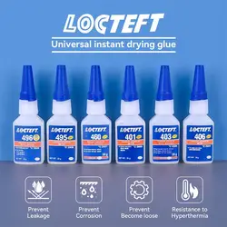 401 403 406 495 496 460 Instant Strong Super Glue Universal Superglue Mighty Instant Glue For Resin Ceramic Metal Glass Fast Dry
