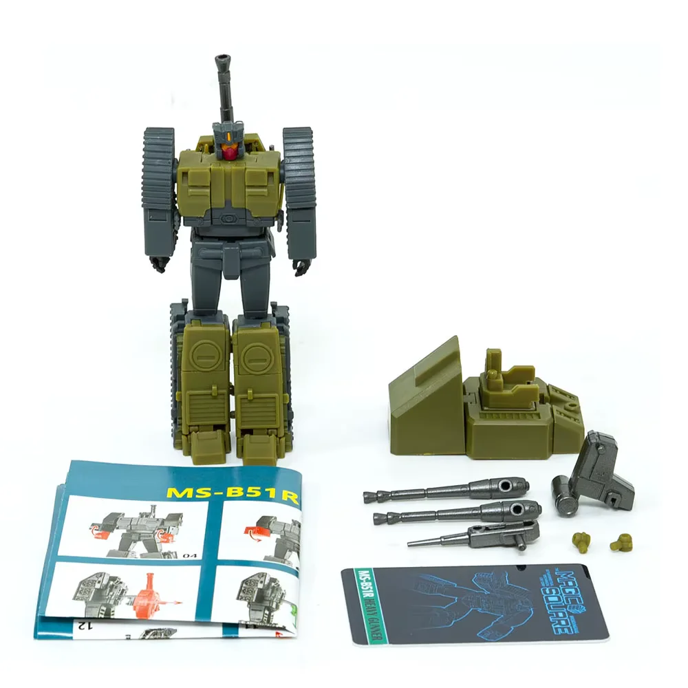 Magic Square Toys Trasformazione MS-B51R Mini edizione di piccole dimensioni Bruticus Fit Squabble