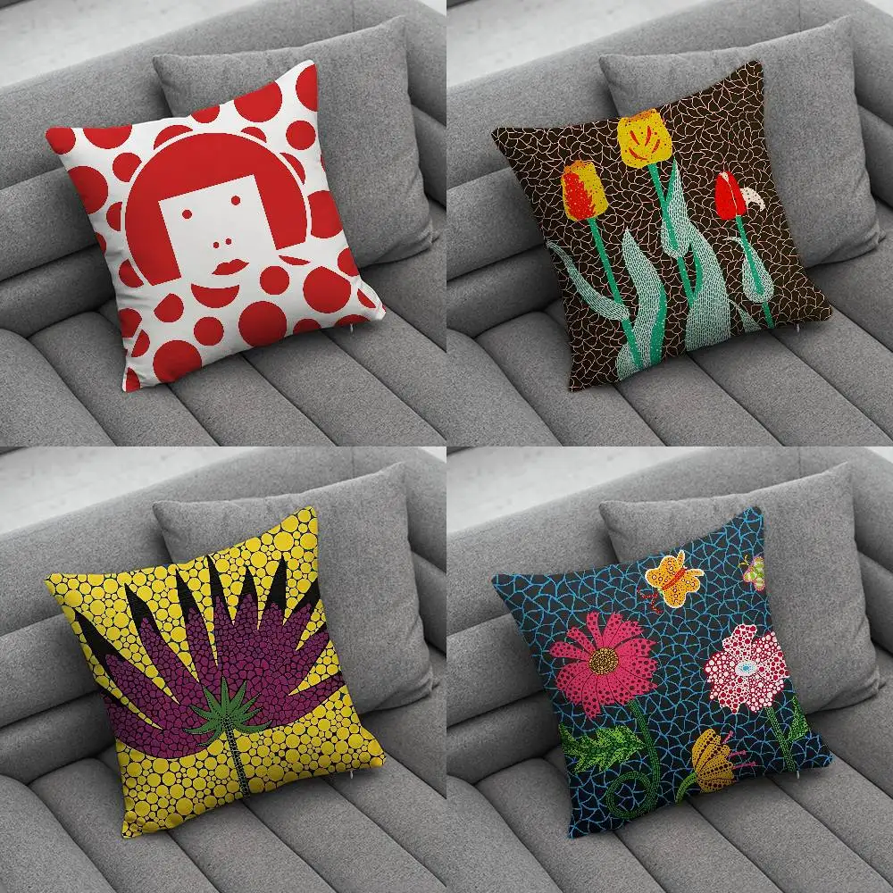

Y-Yayoi Art K-Kusama Creative patterned pillowcases for interior decoration office living room home