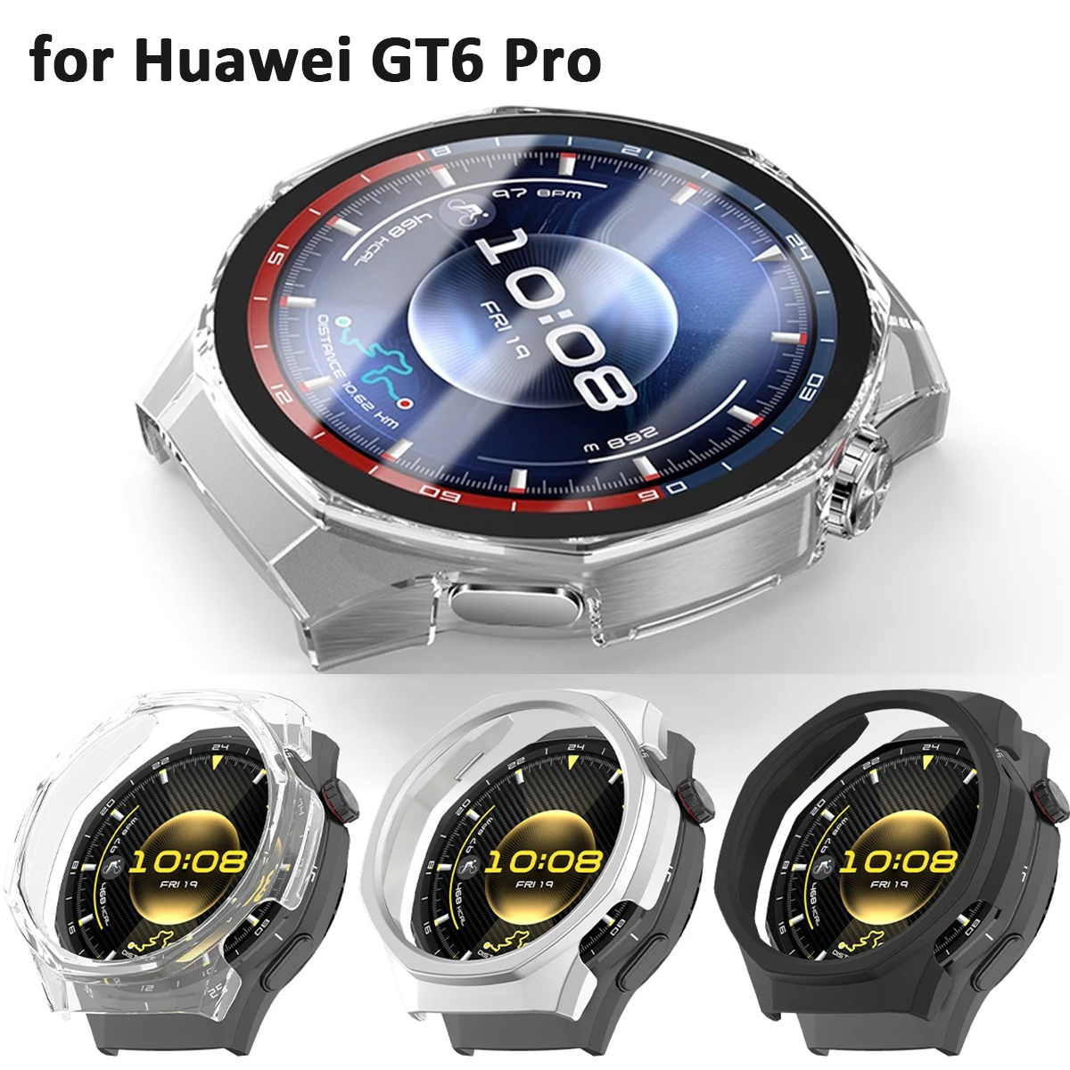 حافظة حماية لساعة هواوي GT 6pro 46 مللي متر حافظة كمبيوتر مجوفة لهاتف هواوي GT 6 كوريا ملحقات واقي مصد الصدمات