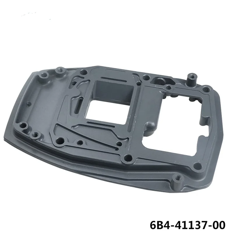 6B4-41137 لوحة مشعب قناة العادم لياماها محرك خارجي 2 السكتة الدماغية 15D 9.9HP 15HP 6B4-41137-00 6B4-41137-00-5B #2