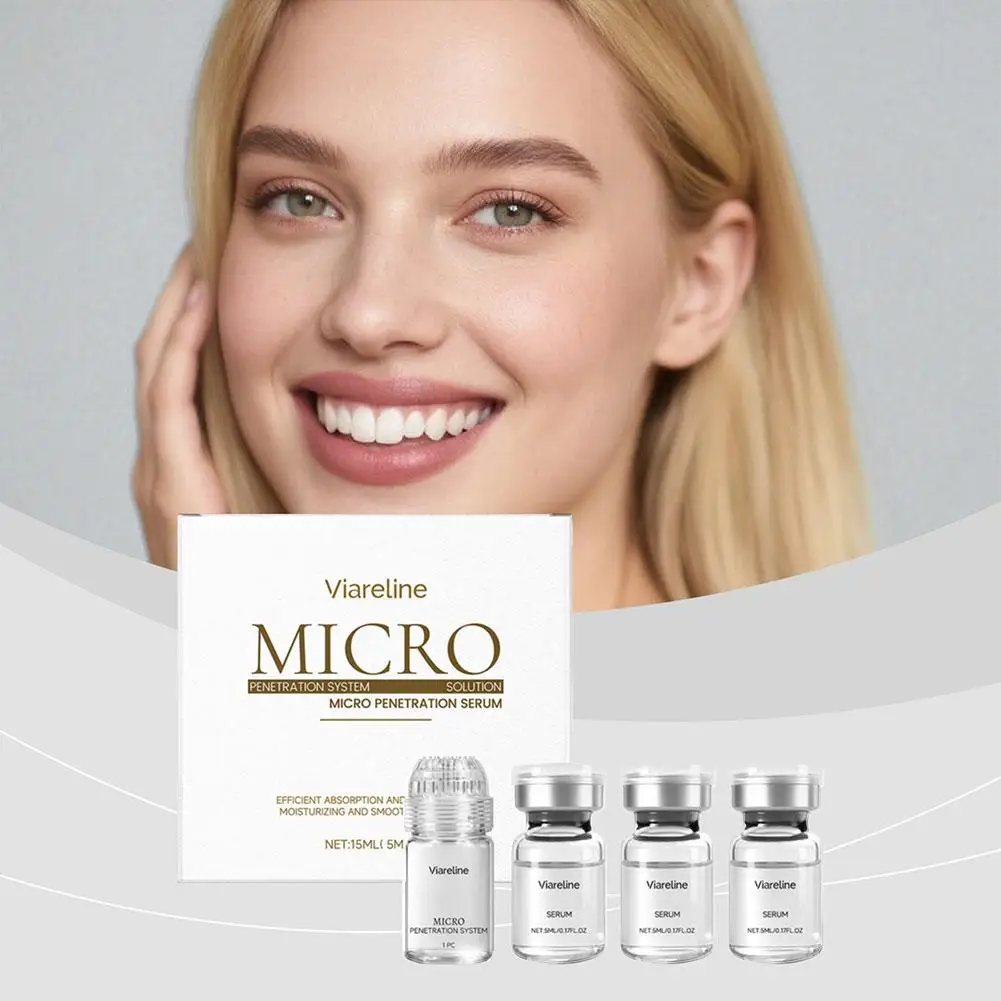 Viareline Micro Penetration System Serum Moisturizing Smooth Skin Deep Penetration Face Serum Anti-wrinkle And Anti-aging