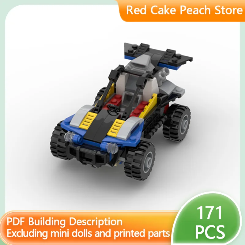 

City Car Model MOC Building Bricks Off-Road Dune Buggy Modular Technology Children Holiday Gifts Assemble Toys Suit