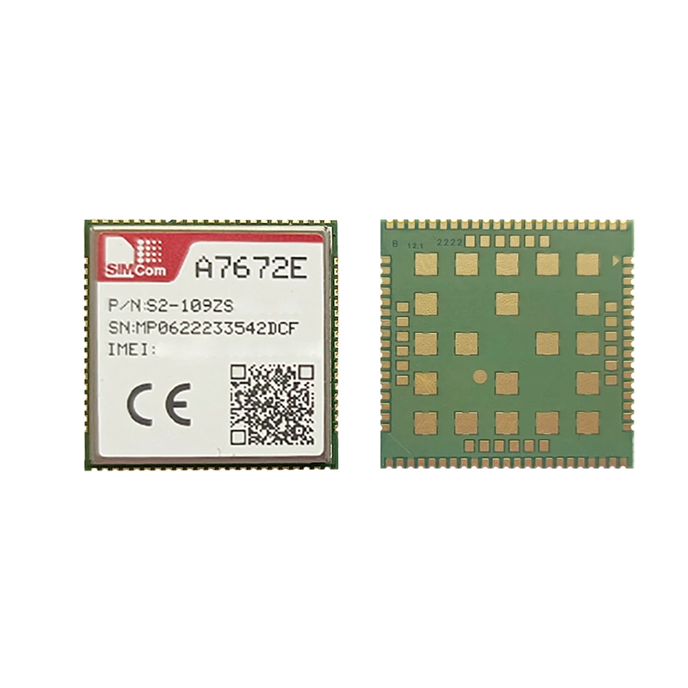 SIMcom A7672E-FASE A7672E-LASE  LTE Cat 1 Module Support LTE-FDD/GSM/GPRS/EDGE LCC+LGA compatible with SIM7000/SIM7070 SIM800F