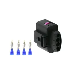 1 Set Car Coil Extension Adapter Car Connector Wire Plug Car Electronics Accessories For VW Skoda AUDI 4B0973724 1J0973724