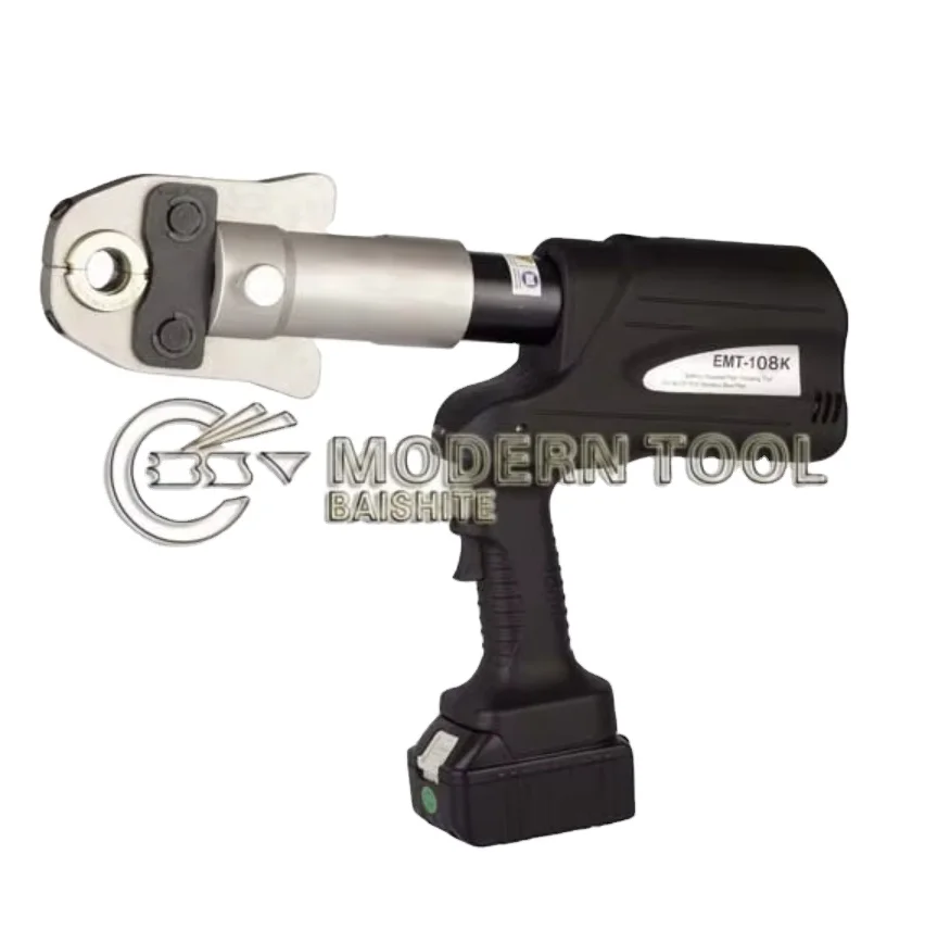 أداة هيدروليكية تعمل بالبطارية EMT-108K لتجعيد أداة الطاقة لأنابيب النحاس والفولاذ المقاوم للصدأ