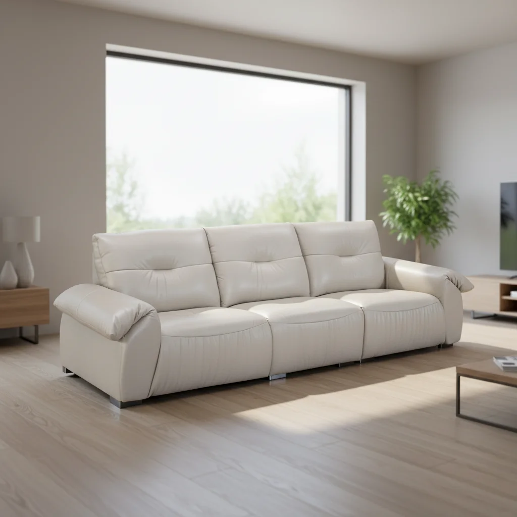 Luxurious Multi-functional Sofa Leather Sofa Set Light Luxury Fashionable Living Room No-wash Home Electric Modelpromote sales