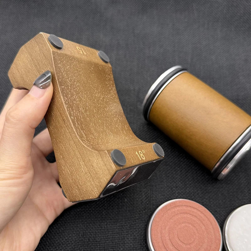 Precision Roller Knife Sharpener 2025 - 4 Fixed Angles (12° 15° 18° 20°) with Wheels & Stones - Effortless Sharpening Anytime