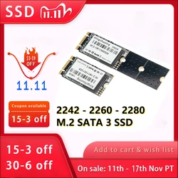 Kingchuxing-Disco rígido SSD para laptops, M2 Sata M.2 NGFF, unidade de estado sólido, 1TB, 512GB, 256GB, 2242, 2260, 2280, notebooks