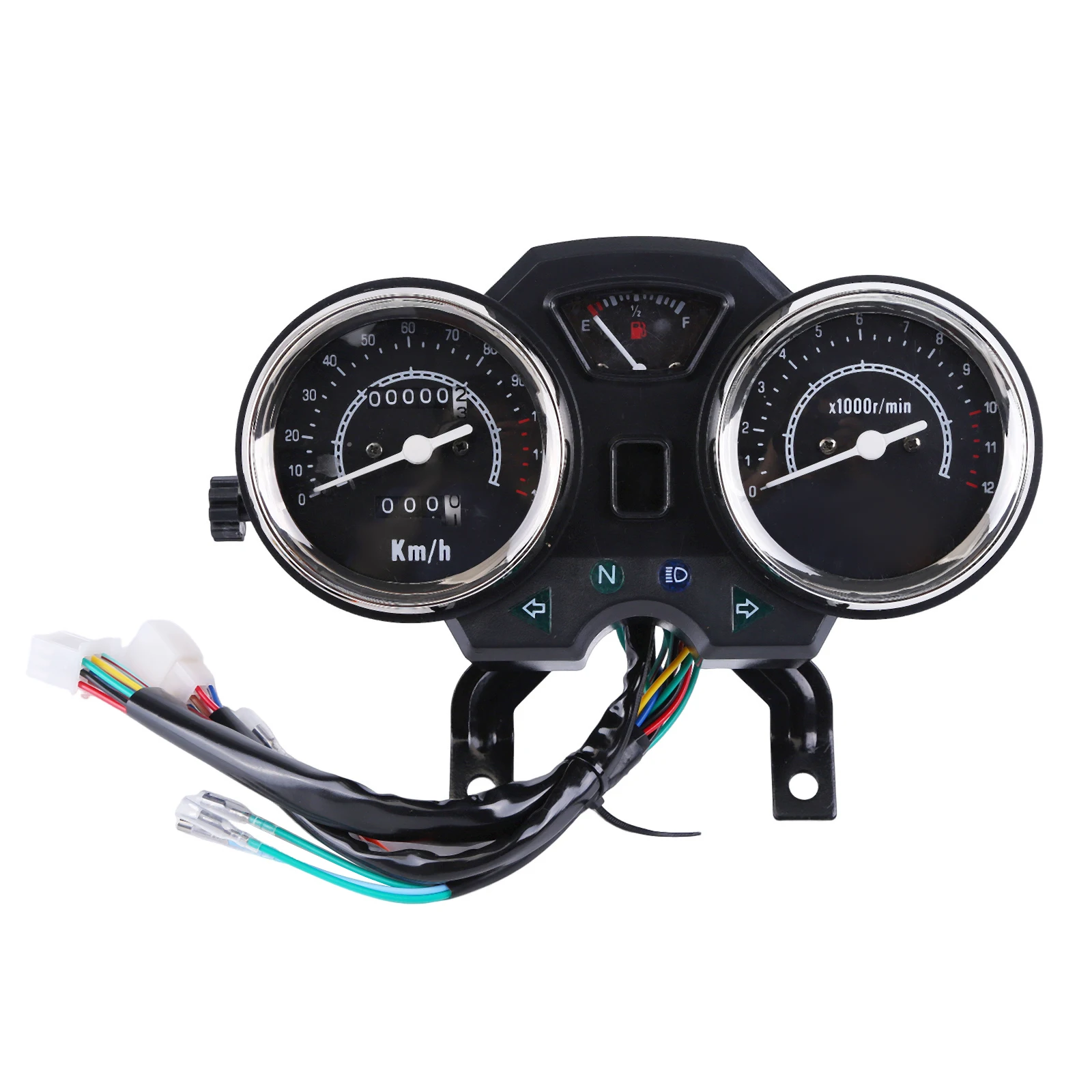 

Motorcycle Dashboard Speedometer Digital Odometer Meter Compatible for Italika Rc 200 2019-2022