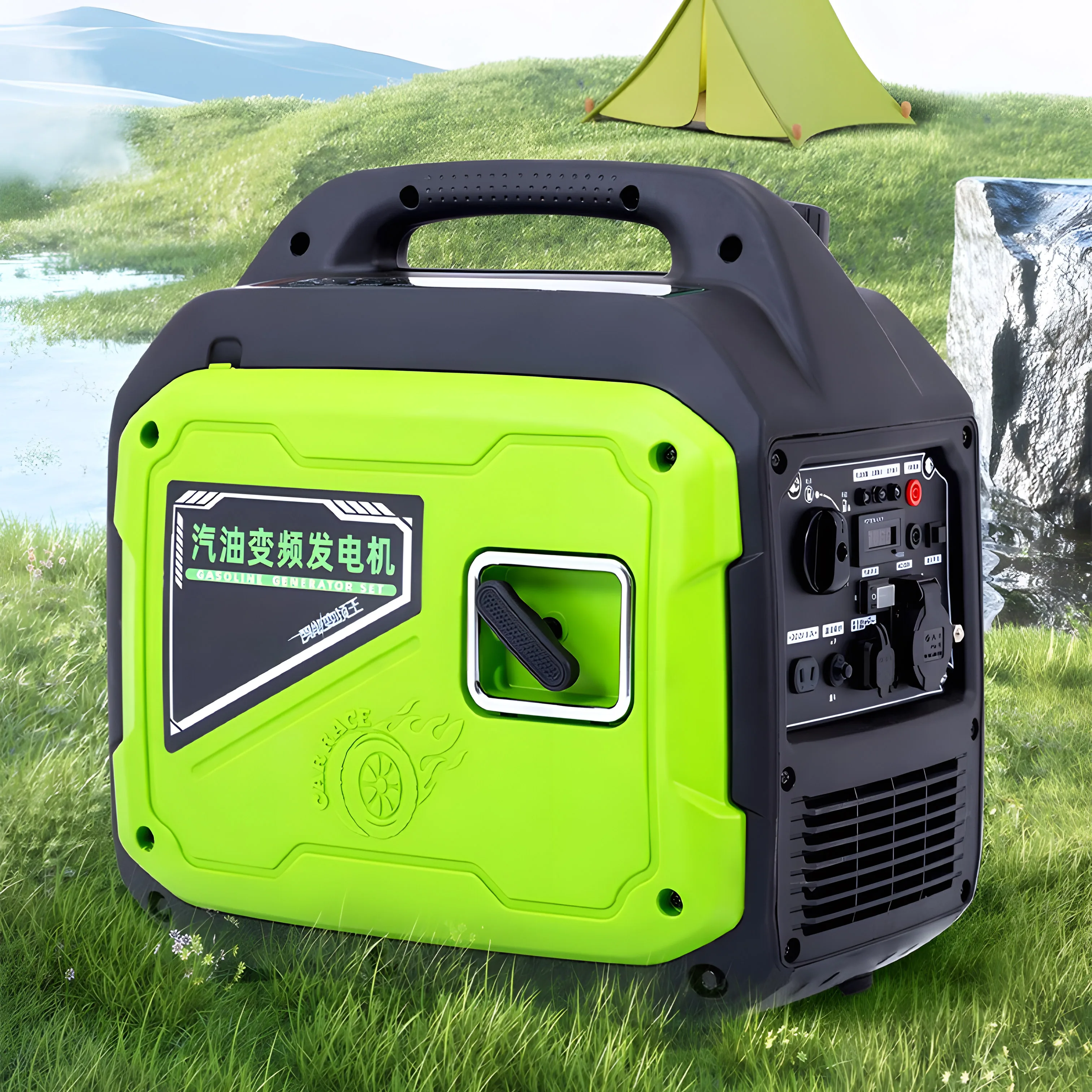 

Intelligent Silent 4KW Variable-Frequency DC Auto Start Air-Cooled 4-Stroke 50Hz Small Portable Home Use Generator