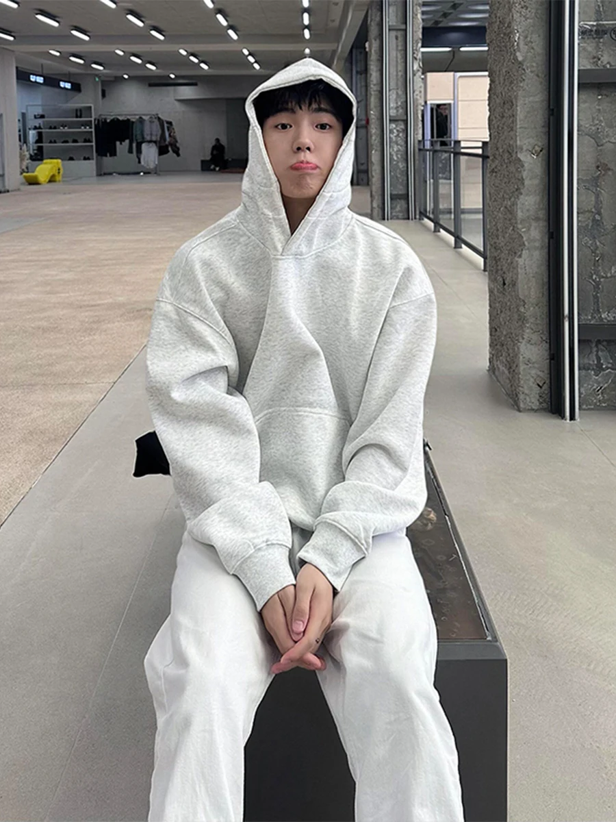 

Men's ort Hoodie Sweatirt Fce Lined Thiened Inner Wear Casual Outerwear Heavyweight Hardwearing Autumn Winter Sle