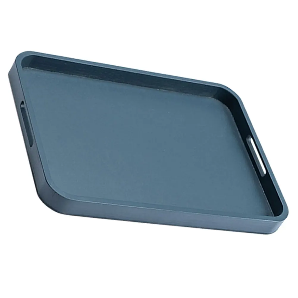 

1pc Wooden Food Tray Rectangular Luxury Serving Platters Vintage Tea Set Snack Bread Cake Holder Practical Nordic Style