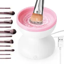 Makeup Brush Cleaner Machine Cosmetic Paint Brush Cleaner Spinner Makeup Brush Sponge Cleaning Washer Brush Cleaning Tool