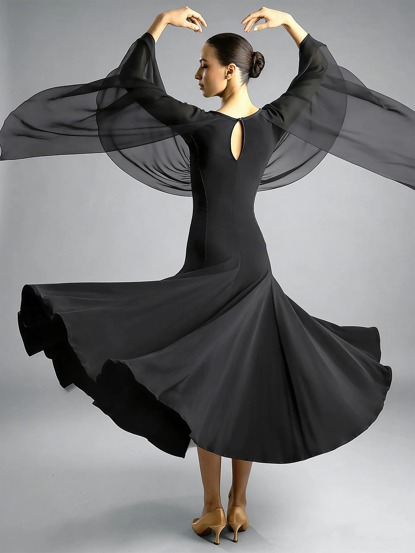 Ballroom Dance Competition Dresses Women Customsized High-end Waltz Social Dancing Performance Clothing Student's Modern Dresses