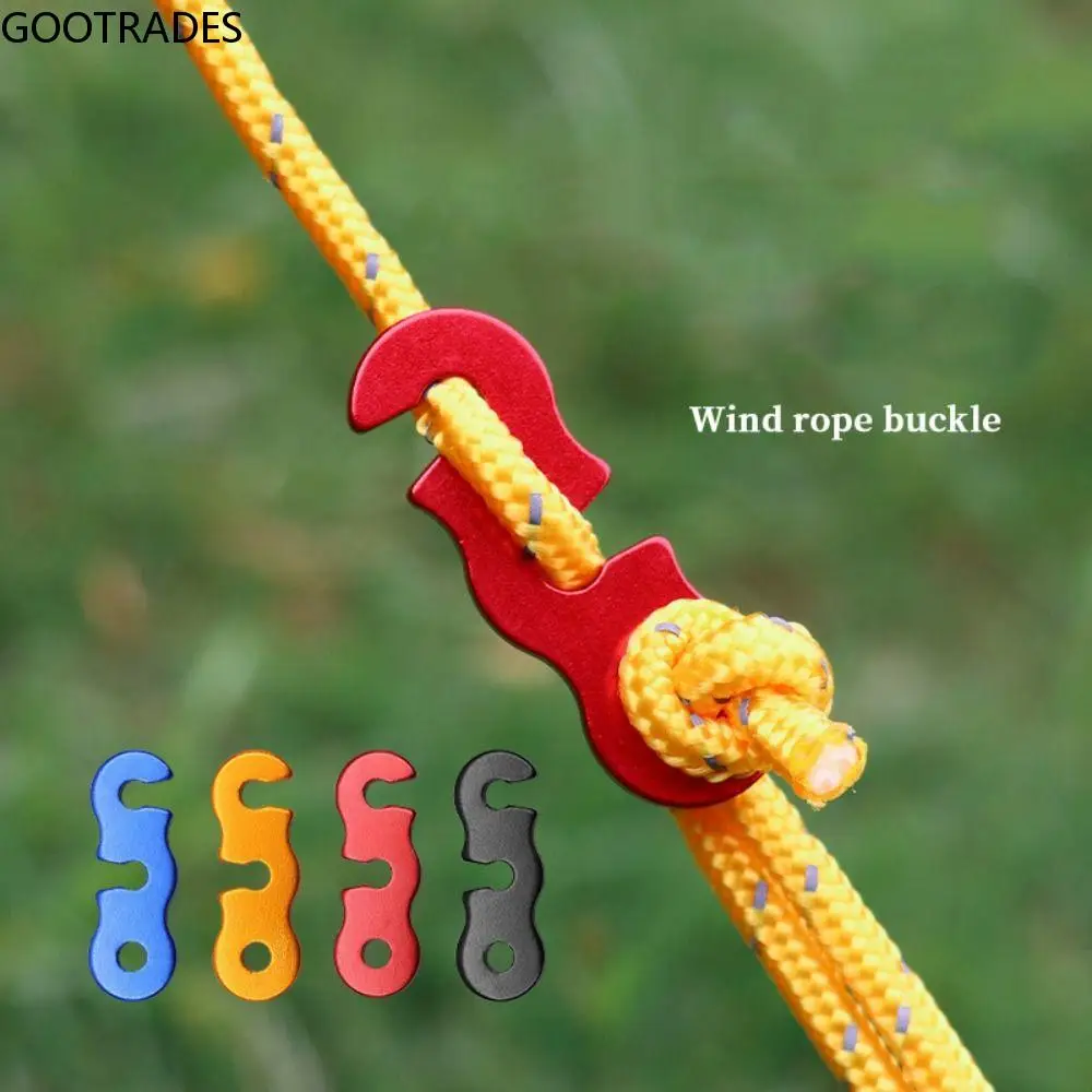 

10PCS Adjustable Camping Tent Cord Rope Buckle S Type Tensioners Fastener Kit Outdoor Camping Tents Securing Accessories