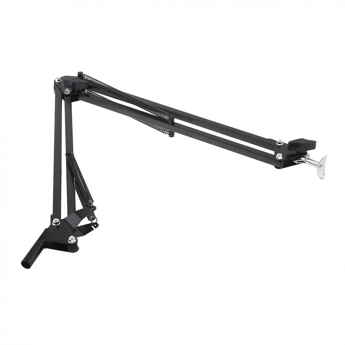 Universal Cantilever Flexible Arm Metal Holder Overhead Tripod Mount for Table Lamp / Microphone with Over length Swing Arm