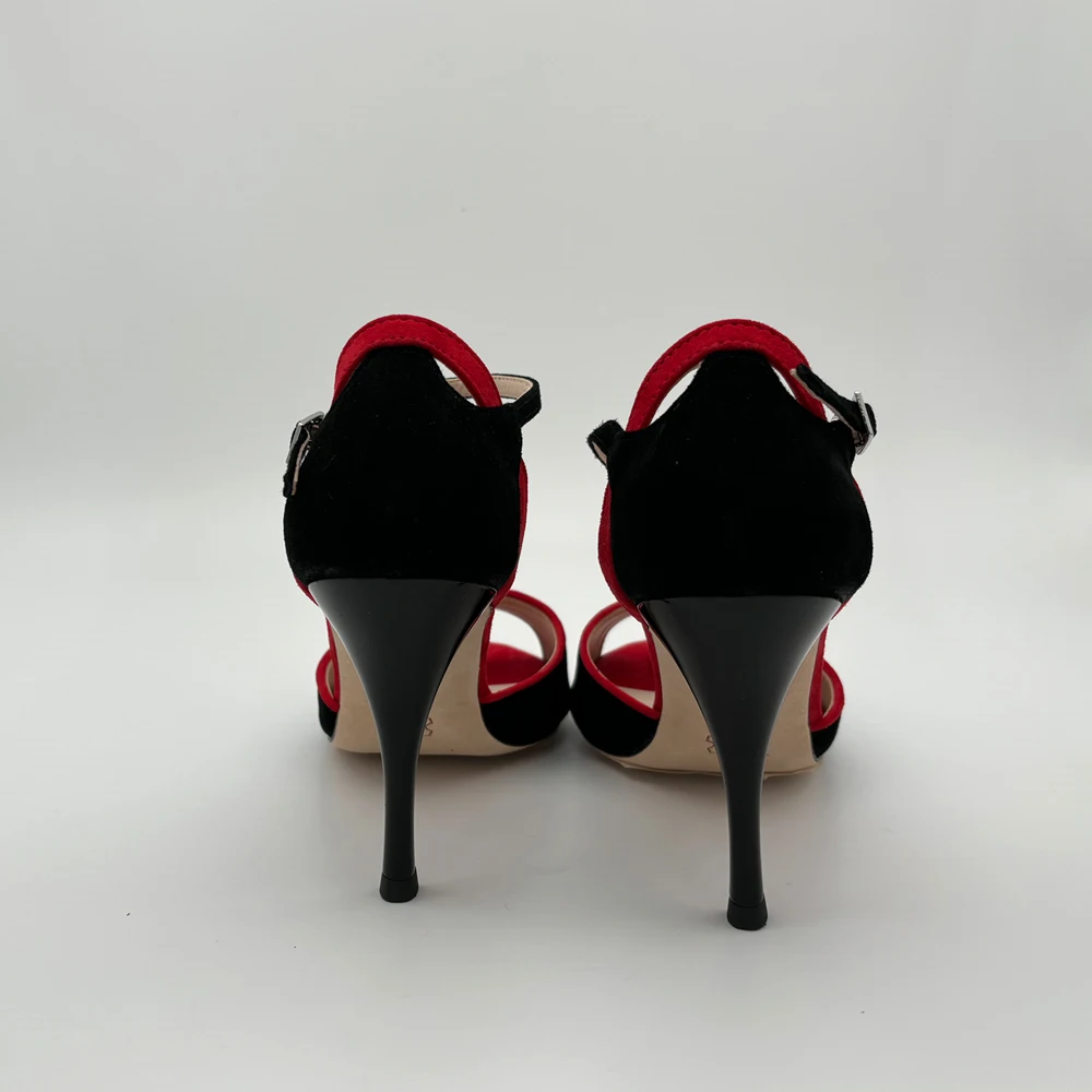 Sexy NEW Argentina Tango Dance Shoes  Wedding Shoes Party Shoes for women Flamenco shoes  leather outsole T620566BRS high  heel view 5
